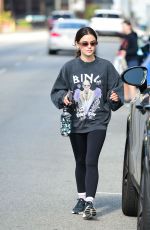 LUCY HALE Leaves a Workout in Los Angeles 05/07/2023