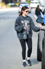 LUCY HALE Leaves a Workout in Los Angeles 05/07/2023