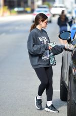 LUCY HALE Leaves a Workout in Los Angeles 05/07/2023