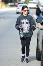 LUCY HALE Leaves a Workout in Los Angeles 05/07/2023