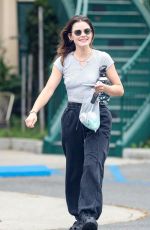 LUCY HALE Leaves Morning Pilates Class in Los Angeles 05/17/2023