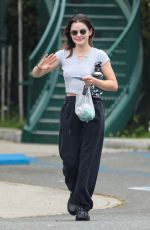 LUCY HALE Leaves Morning Pilates Class in Los Angeles 05/17/2023