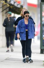 LUCY HALE Leaves Morning Workout Class in Los Angeles 05/21/2023