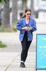 LUCY HALE Leaves Morning Workout Class in Los Angeles 05/21/2023