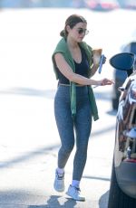 LUCY HALE Leaves Workout Session in Los Angeles 05/13/2023