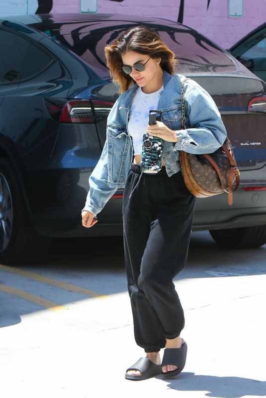 LUCY HALE Out and About in Los Angeles 05/02/2023