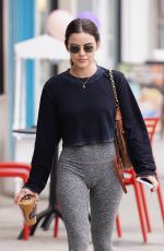 LUCY HALE Out for Iced Coffee in Los Angeles 05/19/2023