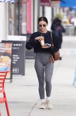 LUCY HALE Out for Iced Coffee in Los Angeles 05/19/2023