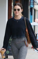 LUCY HALE Out for Iced Coffee in Los Angeles 05/19/2023