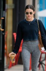 LUCY HALE Out for Iced Coffee in Los Angeles 05/19/2023