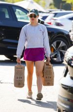 LUCY HALE Out Shopping at Erewhon in Los Angeles 05/14/2023