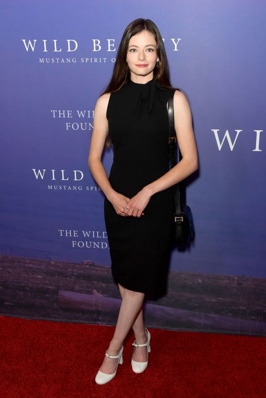 MACKENZIE FOY at Wild Beauty: Mustang Spirit of the West Premiere in Los Angeles 05/11/2023