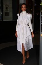MADALINA GHENE Leaves Hotel Majestic in Cannes 05/18/2023