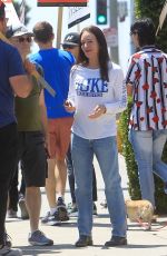 MADELEINE STOWE Supports WGA Strike at Paramount in Los Angeles 05/17/2023