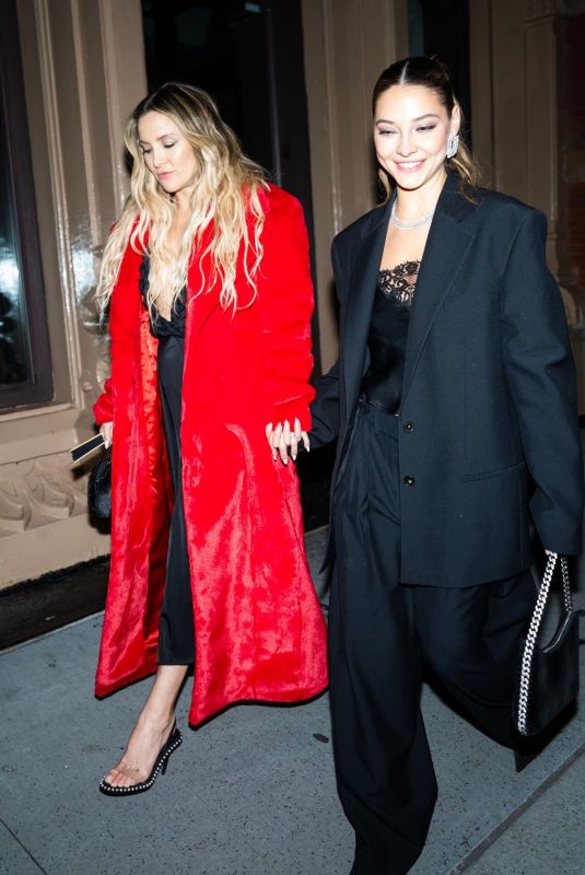 MADELYN CLINE and KATE HUDSON Arrives at a Met Gala Afterparty in New York 05/01/2023