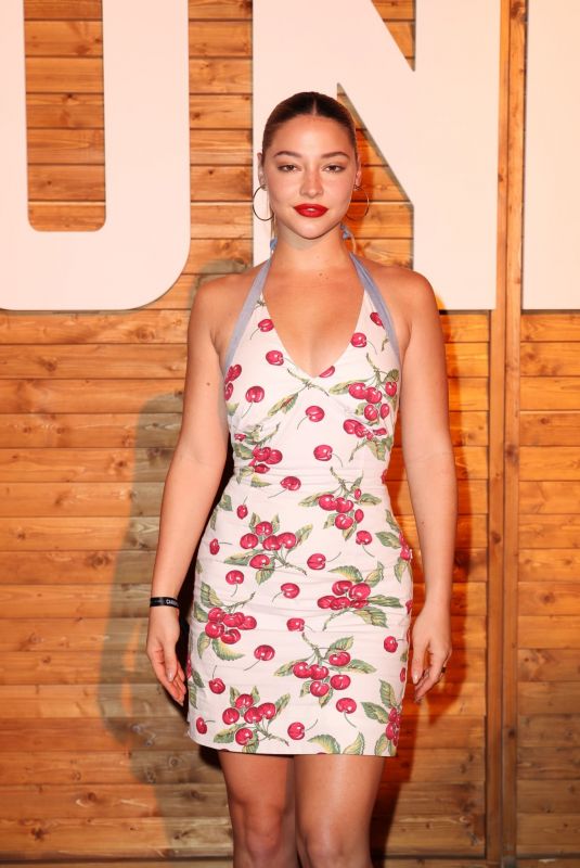 MADELYN CLINE at Carbone Beach Presented by American Express in Miami 05/04/2023