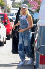MALIN AKERMAN in Dungaree Out in Los Angeles 05/08/2023