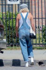 MALIN AKERMAN in Dungaree Out in Los Angeles 05/08/2023