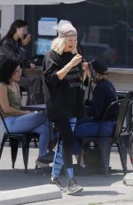 MALIN AKERMAN Out for Lunch with Friends in Los Angeles 05/08/2023