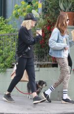 MALIN AKERMAN Out with Her Dog ad MICHELLE MONAGHAN in Los Feliz 05/02/2023