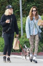 MALIN AKERMAN Out with Her Dog ad MICHELLE MONAGHAN in Los Feliz 05/02/2023