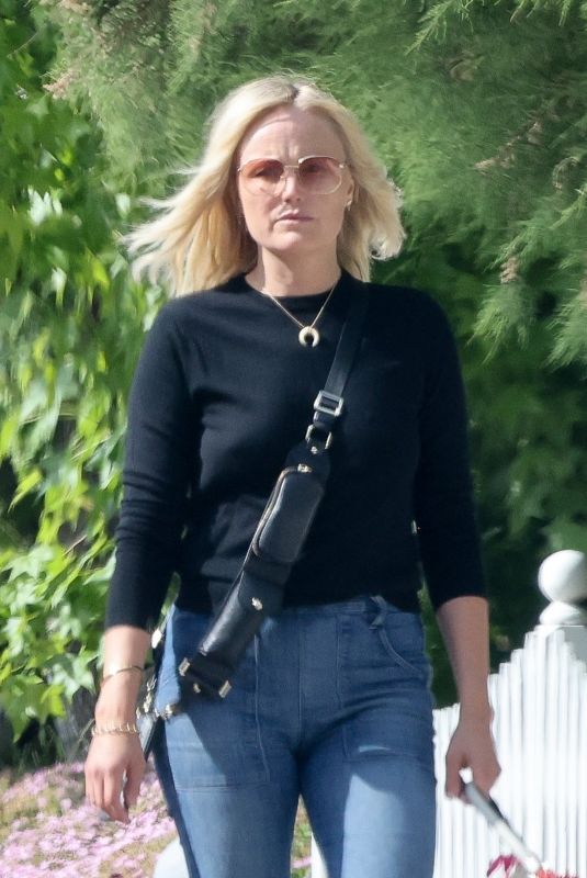 MALIN AKERMAN Out with Her Dog in Los Feliz 05/23/2023
