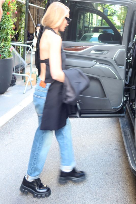 MARGOT ROBBIE Leaves Her Hotel in New York 05/02/2023