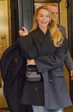 MARGOT ROBBIE Leaves Her Hotel in New York 05/03/2023