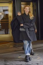 MARGOT ROBBIE Leaves Her Hotel in New York 05/03/2023