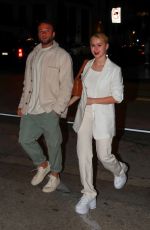 MARIA BAKALOVA Out for Dinner Date at Craig