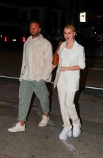 MARIA BAKALOVA Out for Dinner Date at Craig