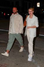 MARIA BAKALOVA Out for Dinner Date at Craig