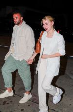 MARIA BAKALOVA Out for Dinner Date at Craig