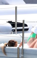 MARIA MENOUNOS in Swimsuit at a Yacht in Mykonos 05/27/2023