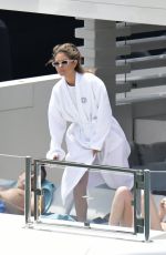 MARIA MENOUNOS in Swimsuit at a Yacht in Mykonos 05/27/2023