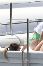 MARIA MENOUNOS in Swimsuit at a Yacht in Mykonos 05/27/2023