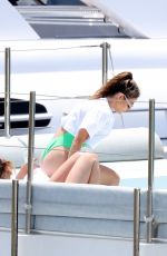 MARIA MENOUNOS in Swimsuit at a Yacht in Mykonos 05/27/2023