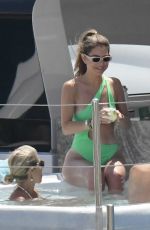 MARIA MENOUNOS in Swimsuit at a Yacht in Mykonos 05/27/2023