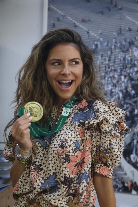 MARIA MENOUNOS Trip to Greece to Officially Register for 40th Marathon in Athens 05/19/2023