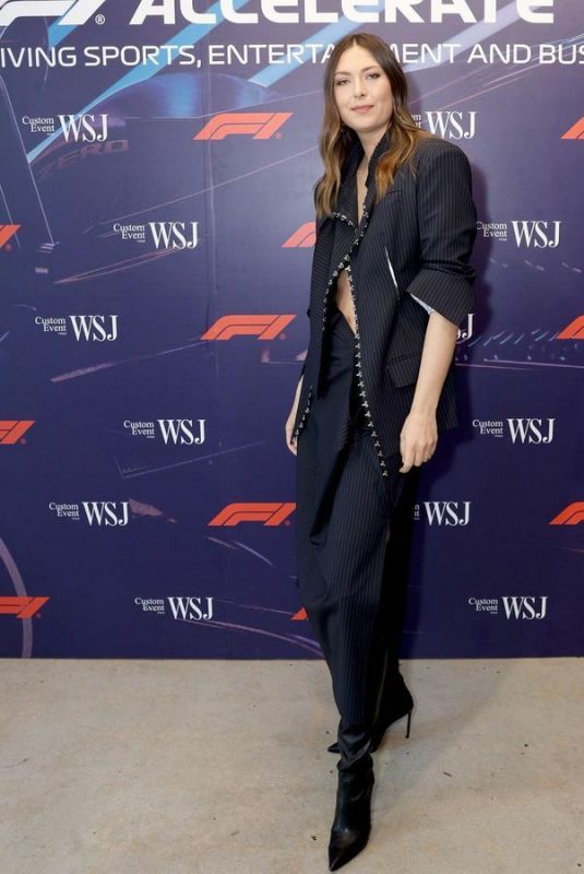 MARIA SHARAPOVA at WSJ F1 Accelerate Summit in Miami 05/04/2023