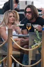 MEGAN BARTON HANSON and James Lock Out in Marbella 05/14/2023