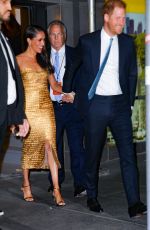 MEGHAN MARKLE and Prince Harry Leaves Ms. Foundation Women of Vision Awards in New York 05/16/2023