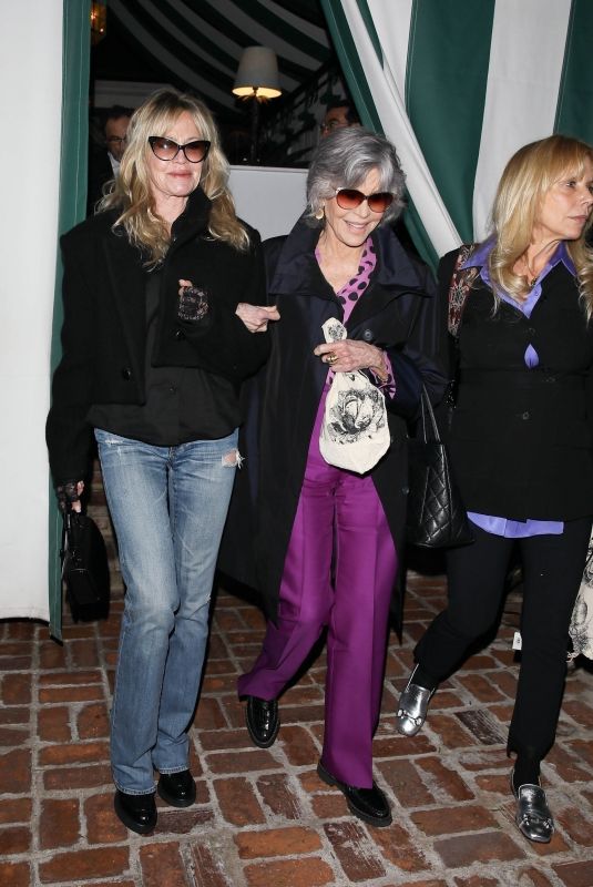 MELANIE GRIFFITH, JANE FONDA and ROSANNA ARQUETTE at San Vicente Bungalows in West Hollywood 05/16/2023