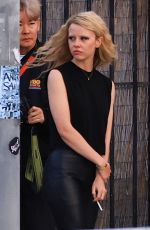 MIA GOTH and Moses Sumney on the Set of MaXXXine in Los Angeles 05/10/2023