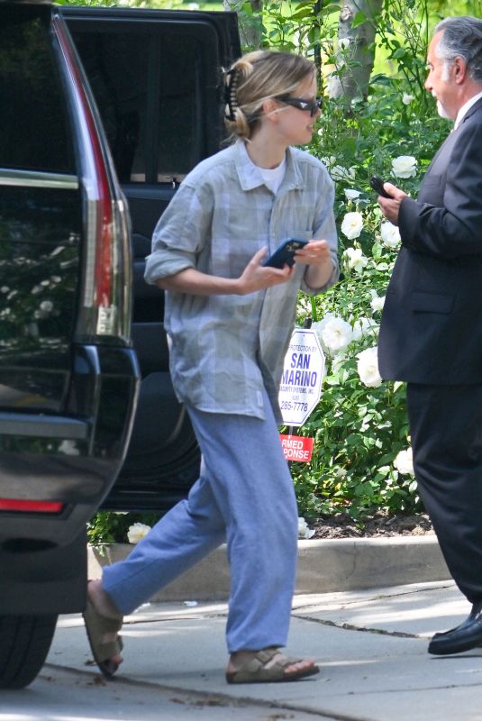 MIA GOTH Heading to Maxxxine Set in Sherman Oaks 05/19/2023