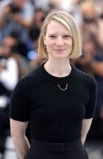 MIA WASIKOWSKA at Club Zero Photocall at 2023 Cannes Film Festival 05/23/2023