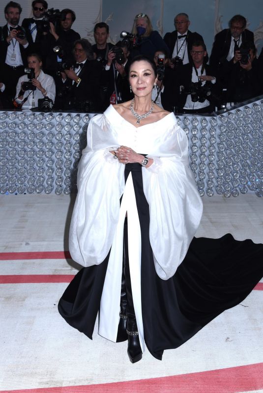 MICHELLE YEOH at 2023 Met Gala Celebrating Karl Lagerfeld: A Line of Beauty in New York 05/01/2023