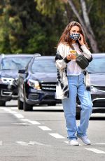 MILA KUNIS Out for Smoothie in Los Angeles 05/08/2023