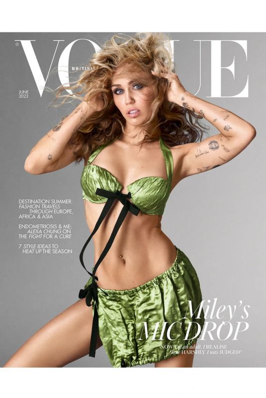 MILEY CYRUS for British Vogue, June 2023