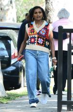 MINDY KALING Out at a Park in Los Angeles 05/21/2023